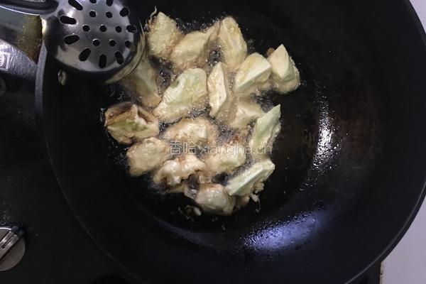 青菜版红烧茄子的做法图解4