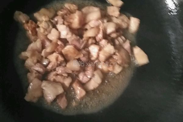 干竹笋炖肉的做法图解3