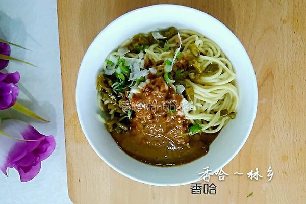 家常热干面的做法图解8