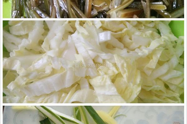 酸海带白菜汤的做法图解2