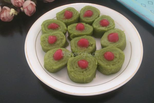 菠菜汁卷饼的做法图解6