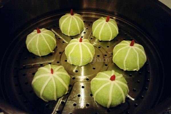 菠菜馒头的做法图解11