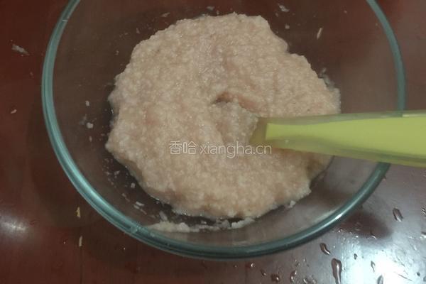 苹果草莓泥拌米粉的做法图解5