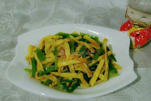 清炒香芹鸡蛋的做法图解13