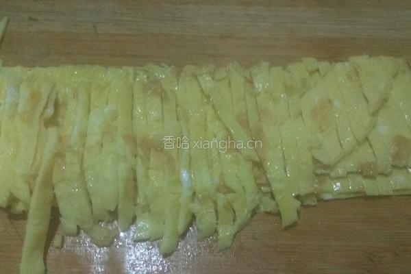 清炒香芹鸡蛋的做法图解7