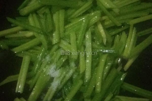 清炒香芹鸡蛋的做法图解10
