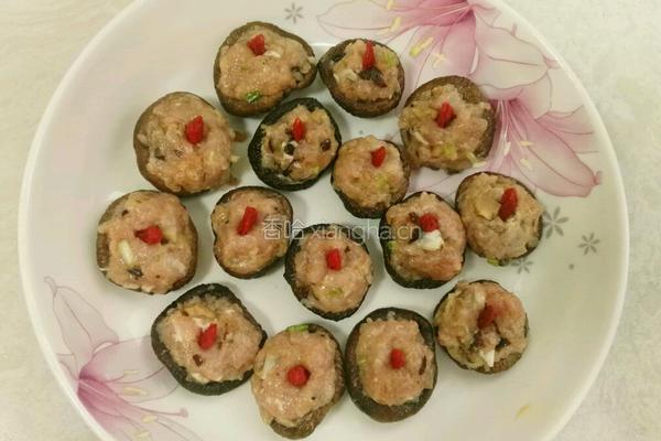香菇酿肉的做法图解5