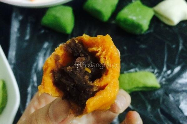 彩色饺子的做法图解10