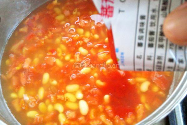 茄汁黄豆的做法图解5