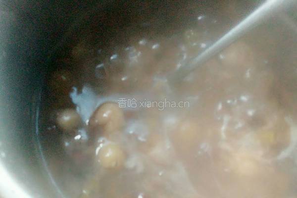 红豆莲子羹的做法图解7
