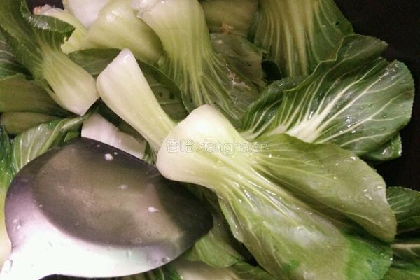 蒜香上海青的做法图解2