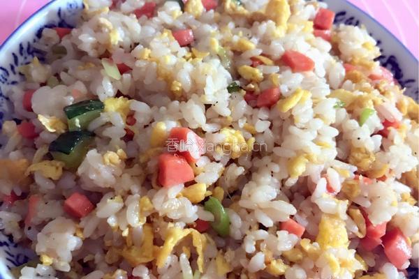 家常蛋炒饭的做法图解5