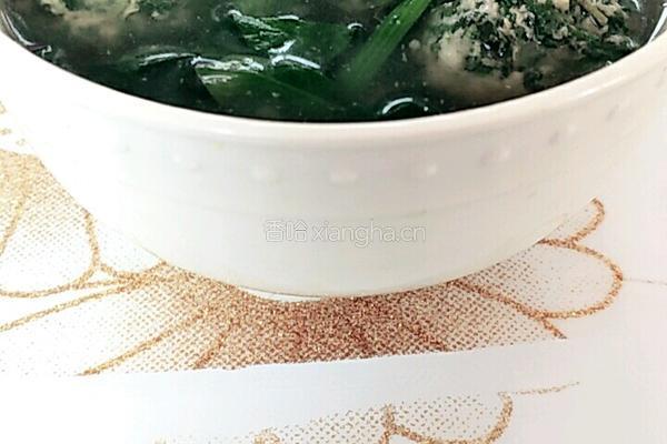荠菜丸子的做法图解10