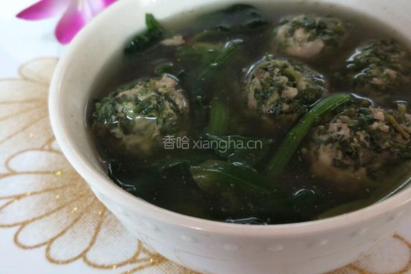 荠菜丸子的做法图解9