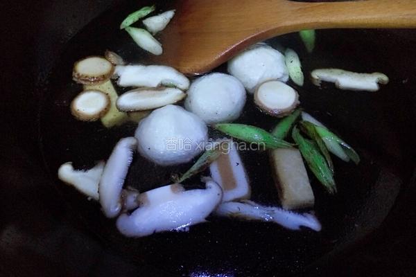 青菜鱼丸面的做法图解6
