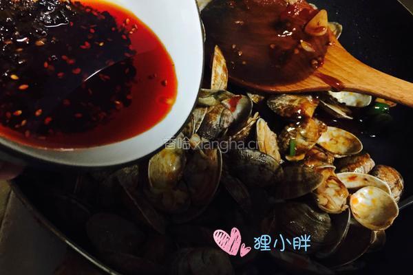 香辣花蛤的做法图解10