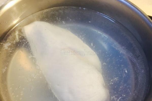 清蒸马蹄鸡肉饼的做法图解3