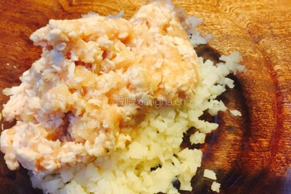 清蒸马蹄鸡肉饼的做法图解6