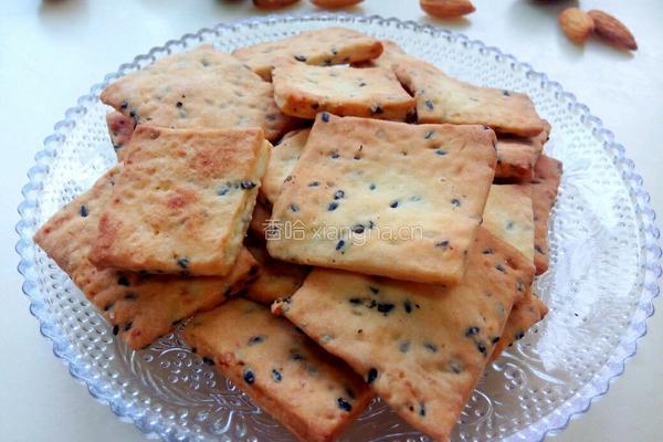 黑芝麻咸香饼干