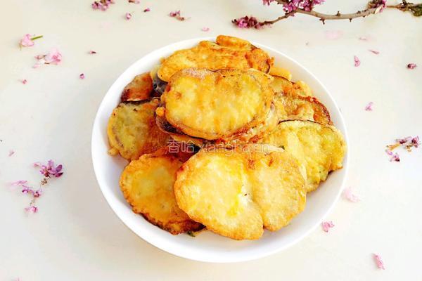 煎茄子盒的做法图解13