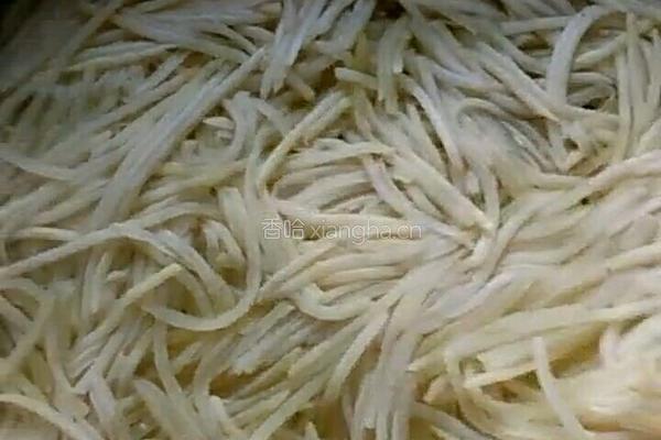 黄金土豆丝饼的做法图解4