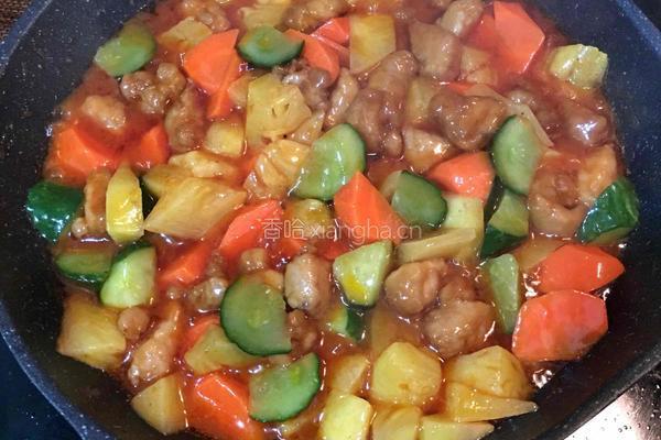 菠萝咕老肉的做法图解11
