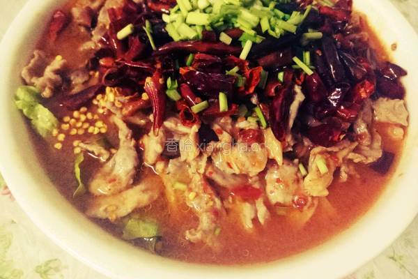 香辣水煮肉片的做法图解7