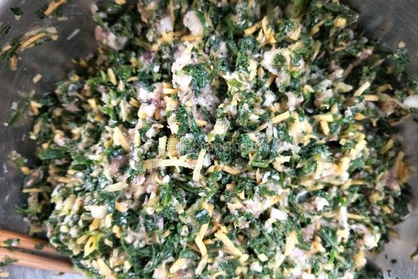 荠菜胡萝卜肉水饺的做法图解6