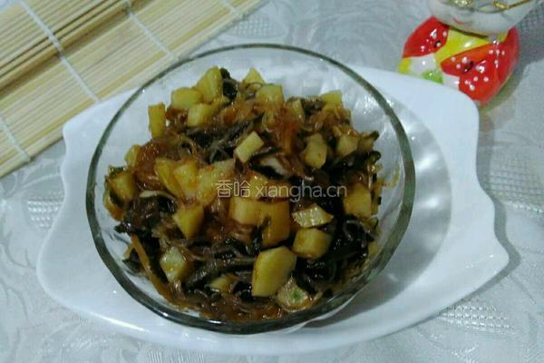 土豆海带炒米粉的做法图解7