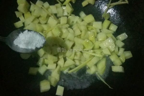 土豆海带炒米粉的做法图解3