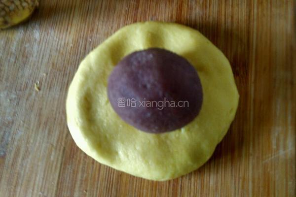 黄金红薯糯米豆沙球的做法图解9