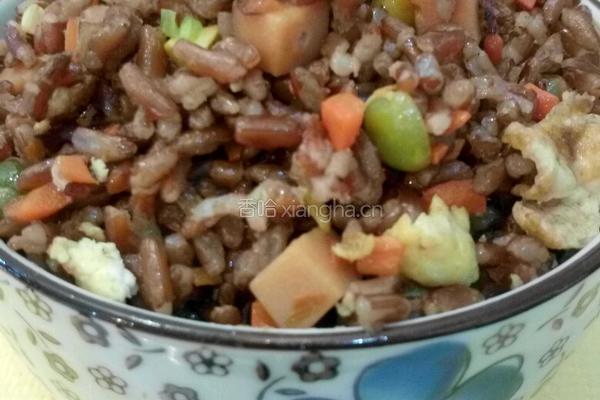 彩色粗粮炒饭的做法图解10
