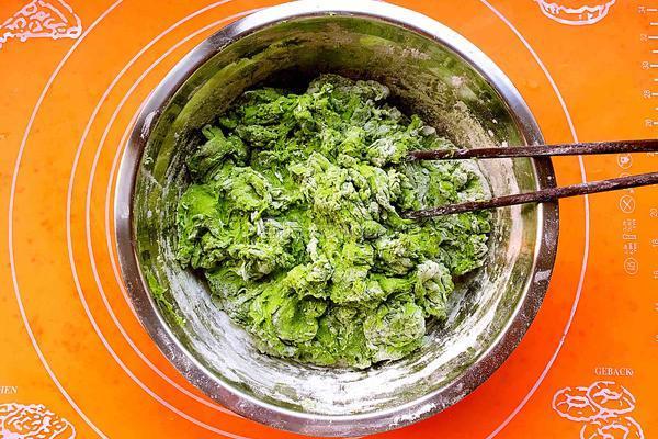 菠菜馒头的做法图解4