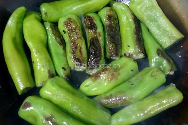 青椒酿肉的做法图解4