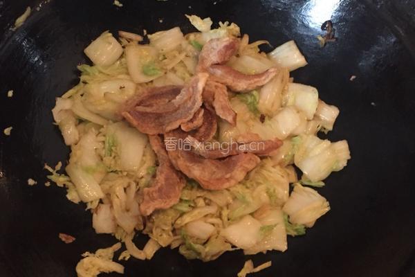 肉渣白菜的做法图解6