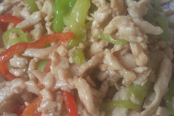 双椒炒鸡胸肉的做法图解8