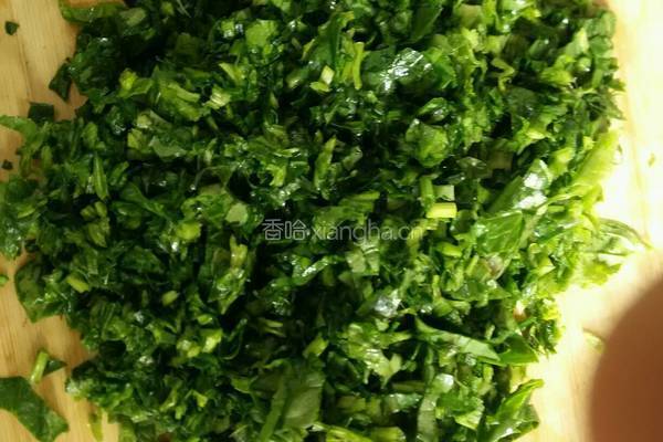 菠菜木耳鸡蛋水饺的做法图解2