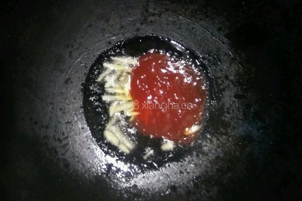 番茄汁烧西葫芦的做法图解3