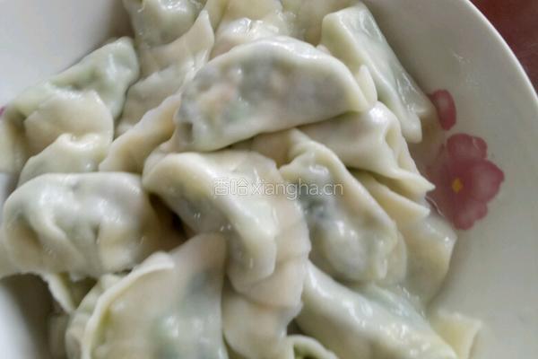 韭菜鸡蛋素馅饺的做法图解12