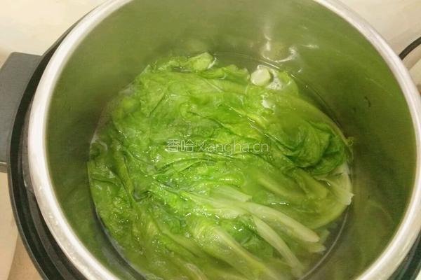 白灼生菜的做法图解6