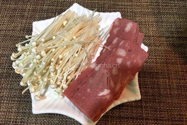 金针菇培根卷的做法图解2