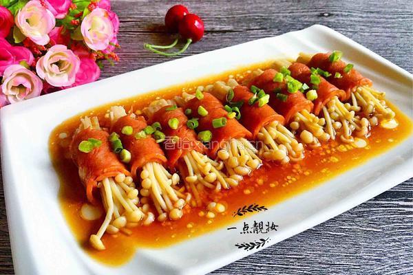 金针菇培根卷的做法图解6