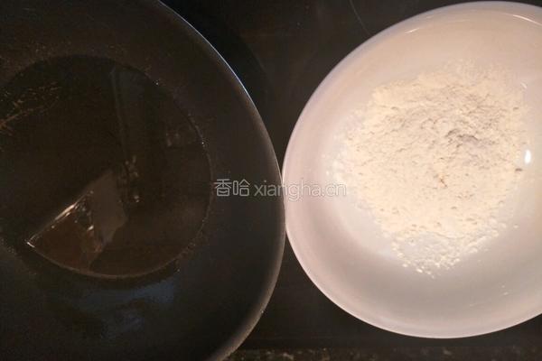 梅干菜和肉松芝麻饼的做法图解3