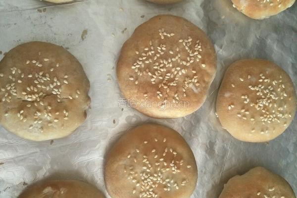 梅干菜和肉松芝麻饼的做法图解15