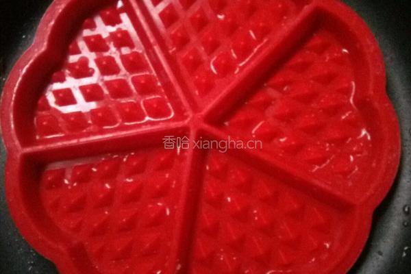 华夫饼（无泡打粉） 平底锅版的做法图解6