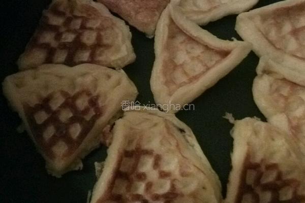 华夫饼（无泡打粉） 平底锅版的做法图解7