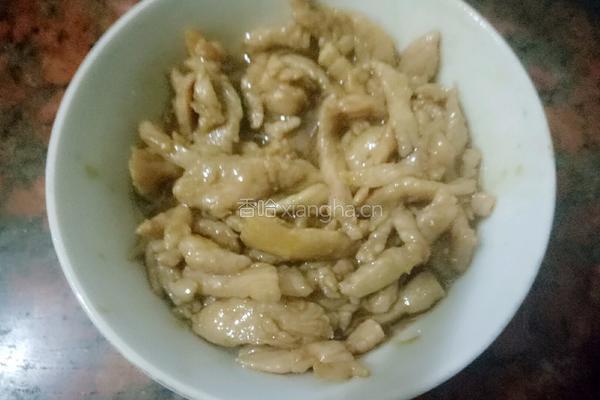 芦蒿炒肉丝的做法图解5