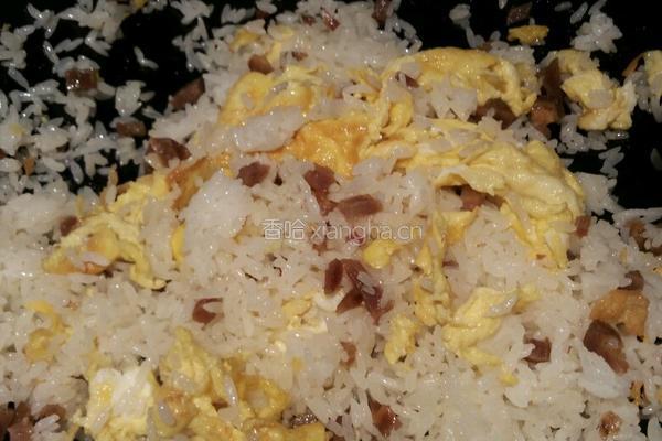 酱香炒饭的做法图解5