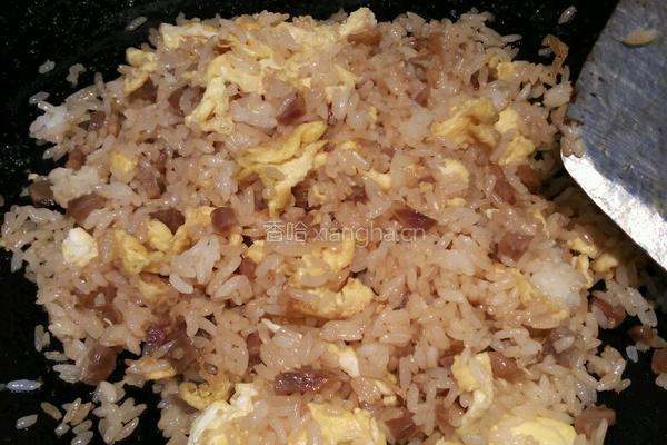 酱香炒饭的做法图解6