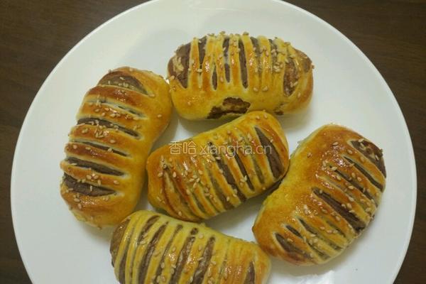 迷你版毛毛虫豆沙包的做法图解10